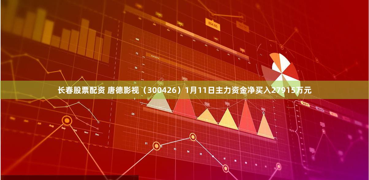 长春股票配资 唐德影视（300426）1月11日主力资金净买入27915万元